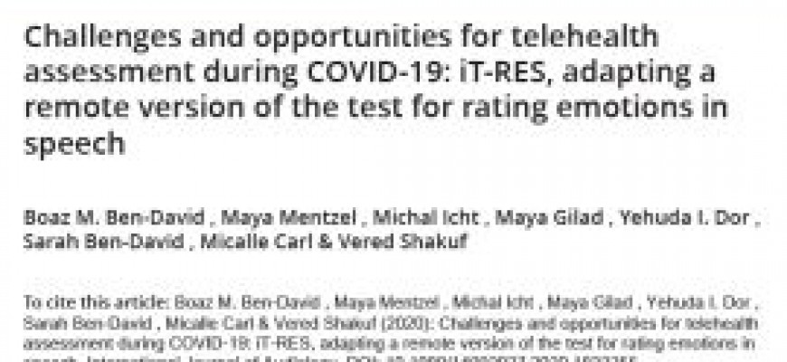 Challenges and opportunities for telehealth assessment during COVID-19